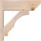 Ekena Millwork Balboa Slat Smooth Outlooker, Douglas Fir, 7 1/2"W x 22"D x 22"H OUT08X22X22BOA06SDF - alternate 4